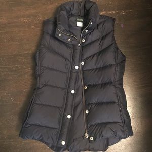 JCrew Navy puffer vest